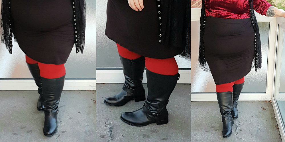 Wide calf boots from Wide Calf Boots Store for plus size legs // www.xloveleahx.co.uk
