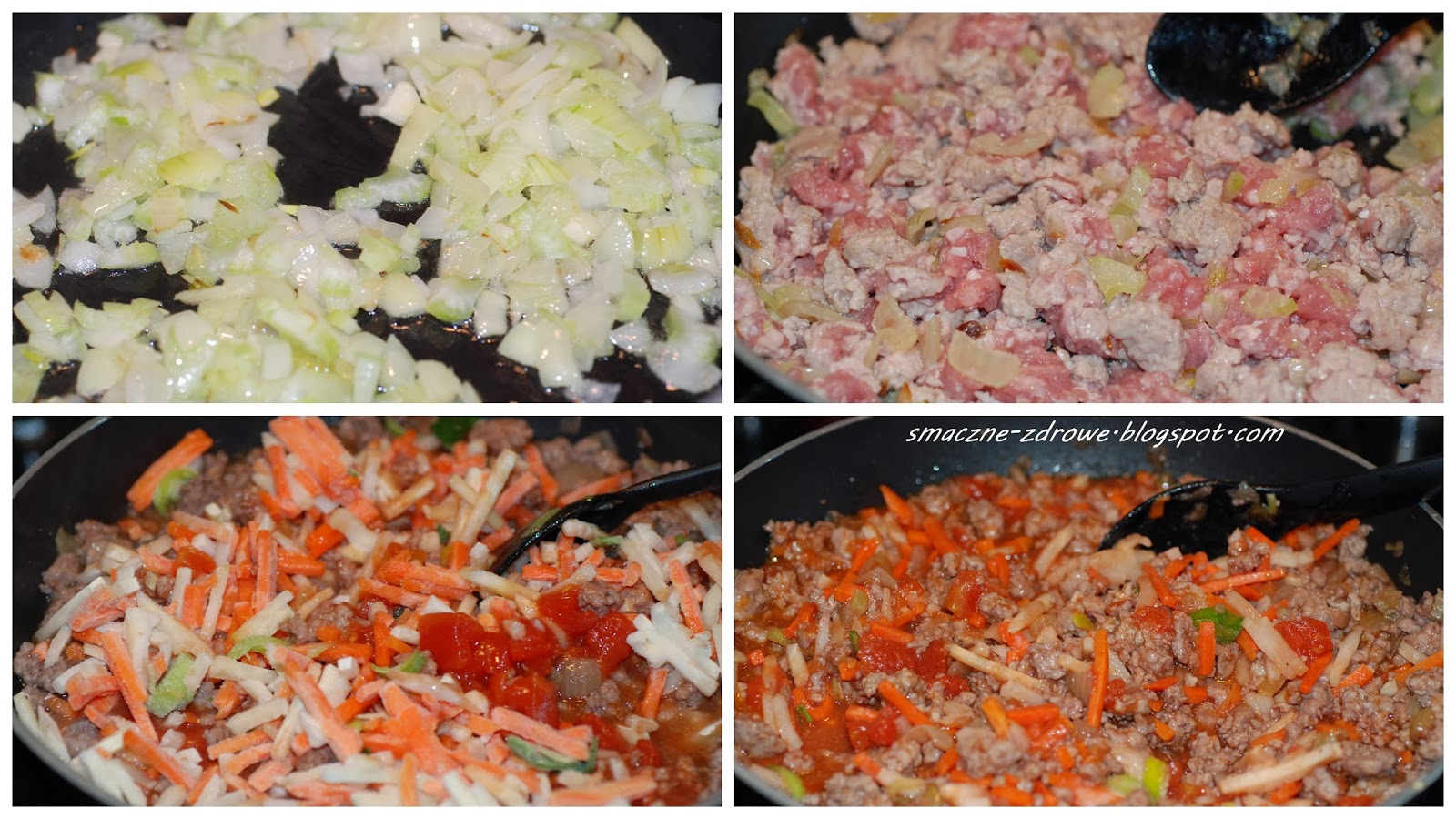 Smacznezdrowe SPAGHETTI BOLOGNESE Z WARZYWAMI