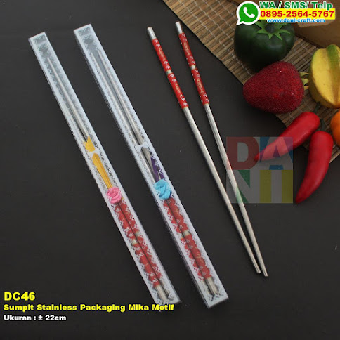 Sumpit Stainless Packaging Mika Motif
