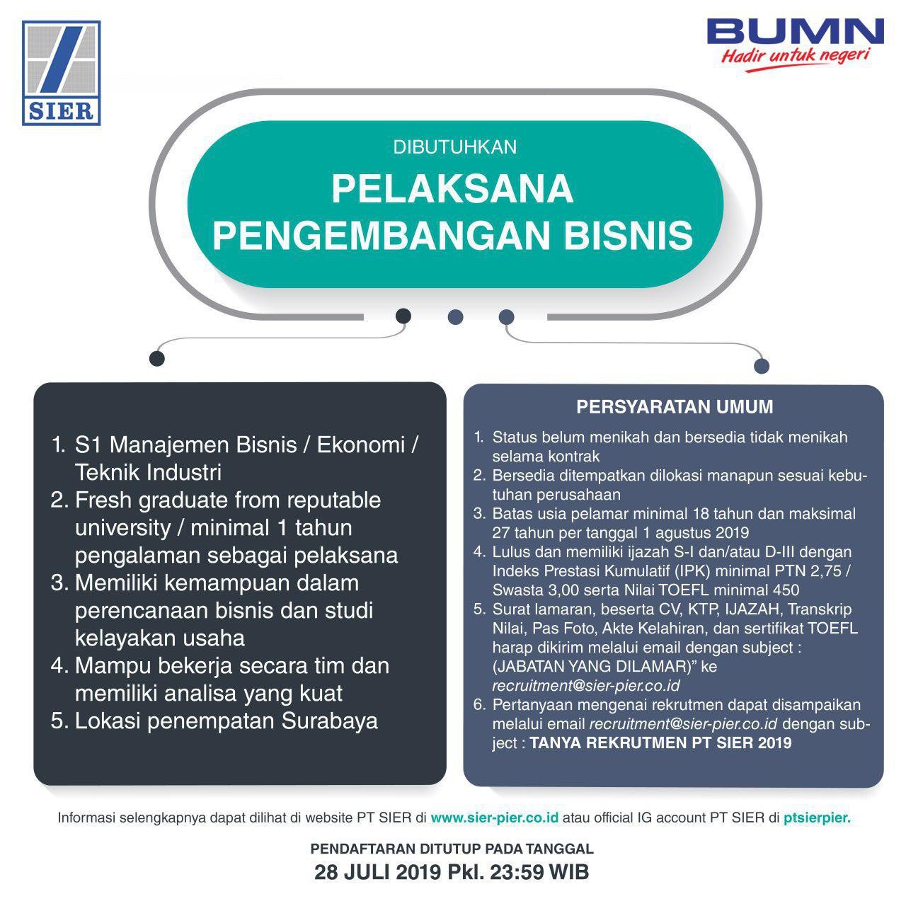 Pengalaman Rekrutmen Pt Sier 2019