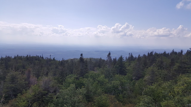 Vue à partir du sommet du Pic de la Hutte