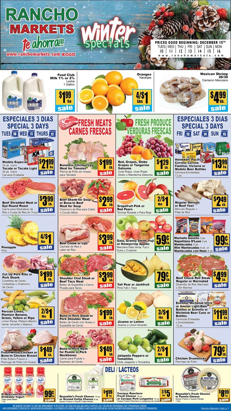 Rancho Markets Weekly Ad