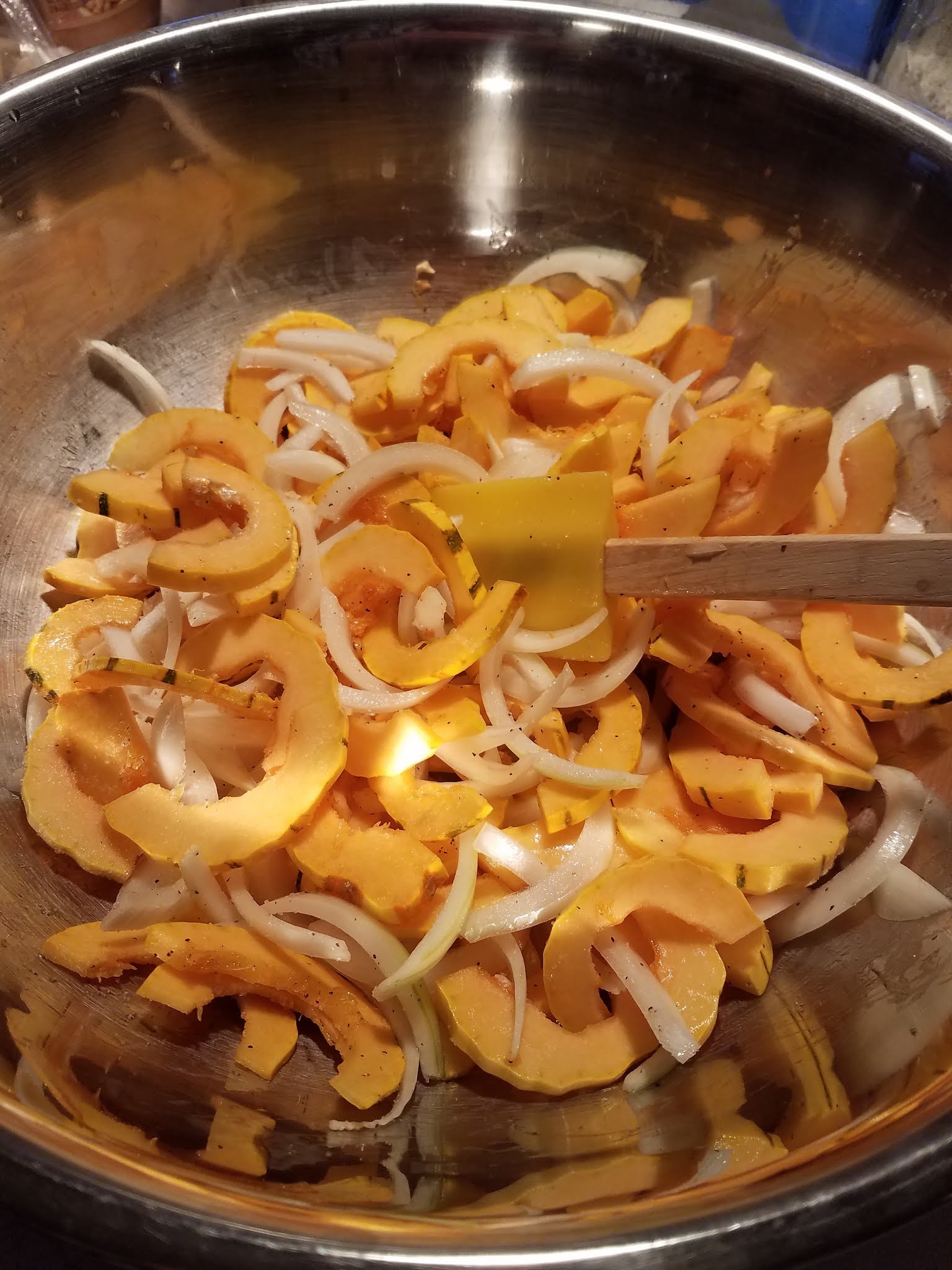 Oven Roasted Delicata Squash and Onions Scratch Made Food! & DIY