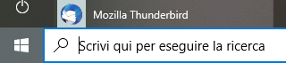Windows 10 Thunderbird