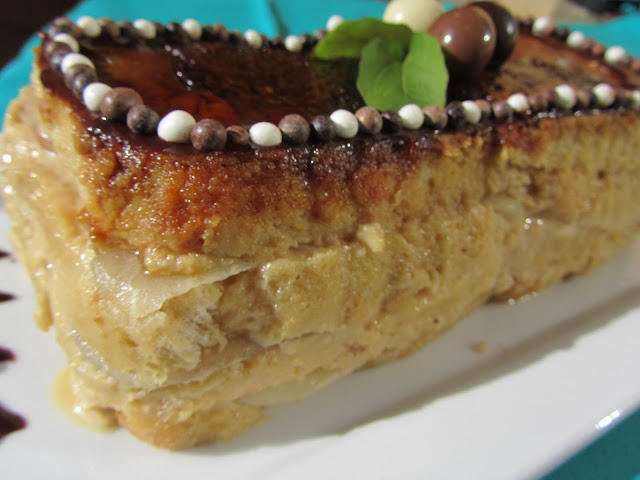  Pudin de pan y peras 