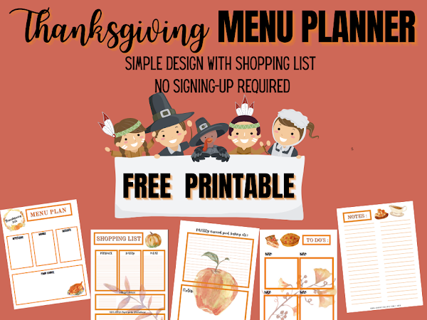 Thanksgiving Menu Planner