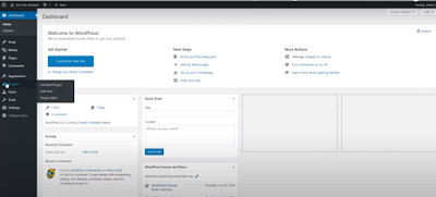 Open WordPress Dashboard To Create Link Rotator