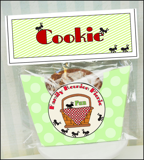 Family Reunion Ideas Cookie Pocket "Picnic" Parties and Patterns