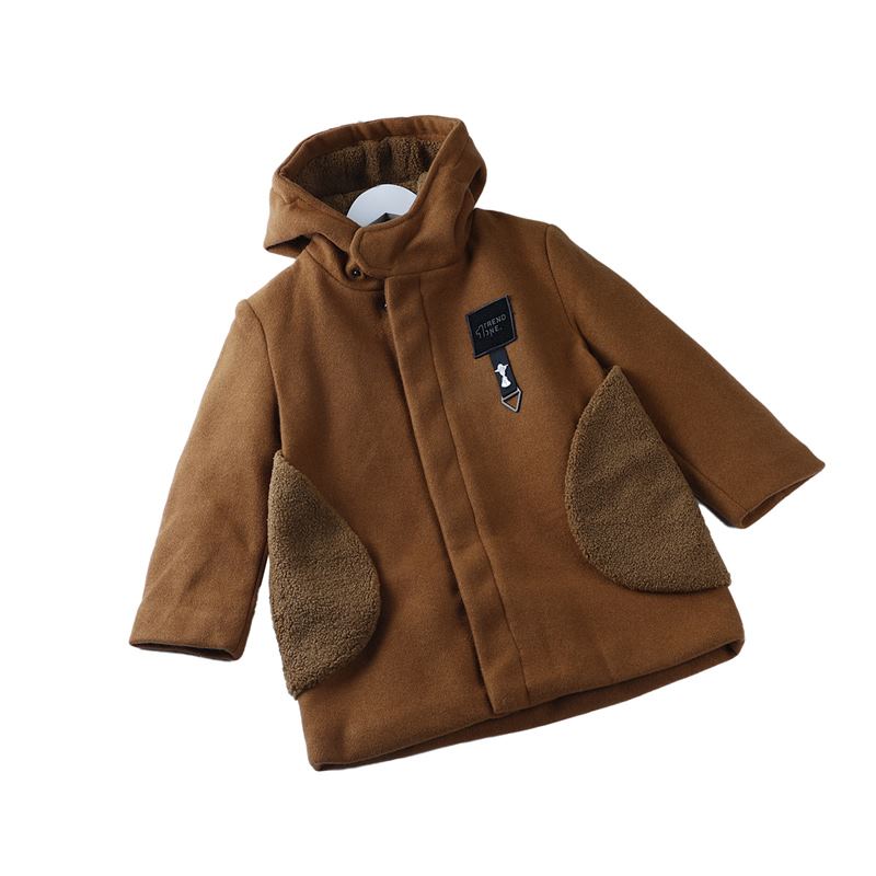 Áo Khoác Thu Đông Trẻ Em Dạ Tay Dài In Chữ - BELDINO 158187 4 5 113