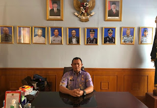 Kepala Rumah Tahanan  (Rutan) Klas IA Tanjung Gusta Medan Theo Adrianus Purba AMD IP, SH, MH.