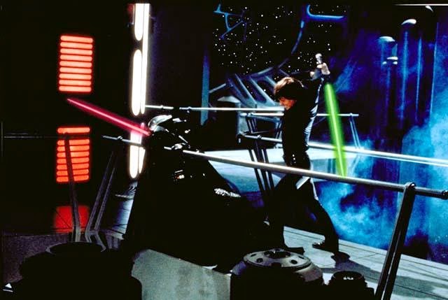 Luke killing Darth Vader