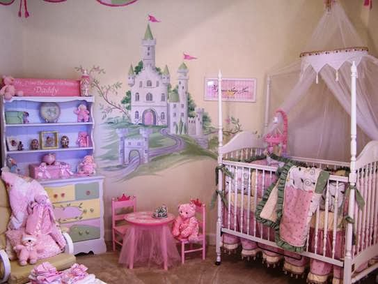 Habitaciones estilo princesa para bebés - Dormitorios colores y estilos