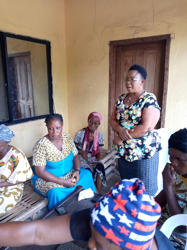 Cyprian Abakporo's family gave families palliatives in umunoha