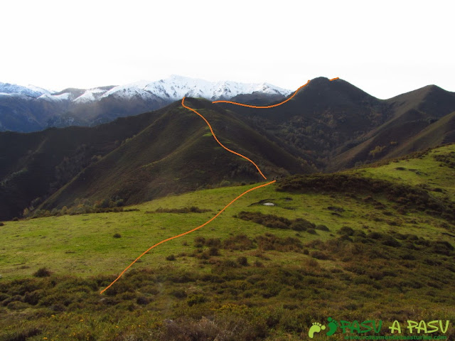 Camino al Niañu desde el Torre