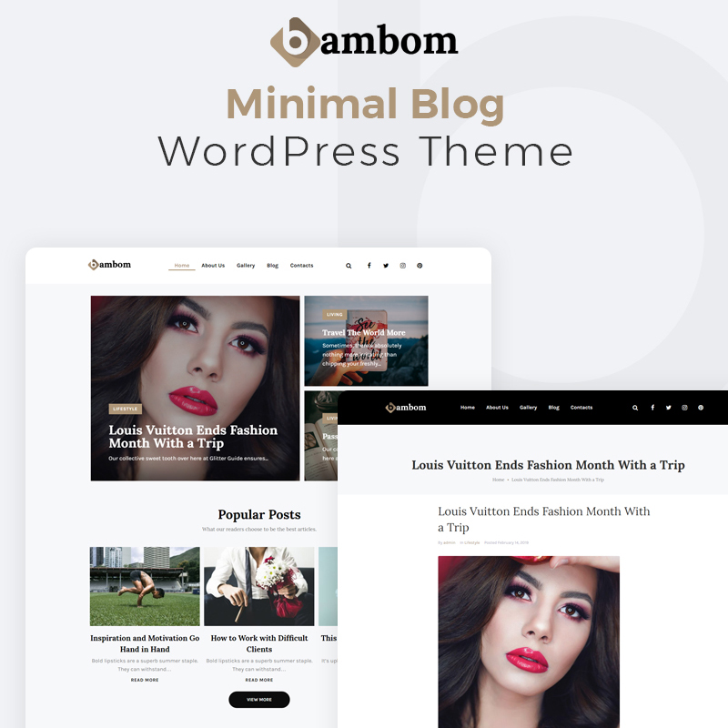 BamBom - Lifestyle Blog Multipurpose Minimal Elementor WordPress Theme BamBom - Lifestyle Blog Multipurpose Minimal Elementor WordPress Theme