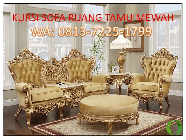 KURSI SOFA RUANG TAMU MEWAH 