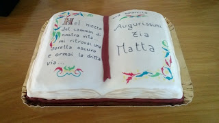 torta a libro - divina commedia :-))