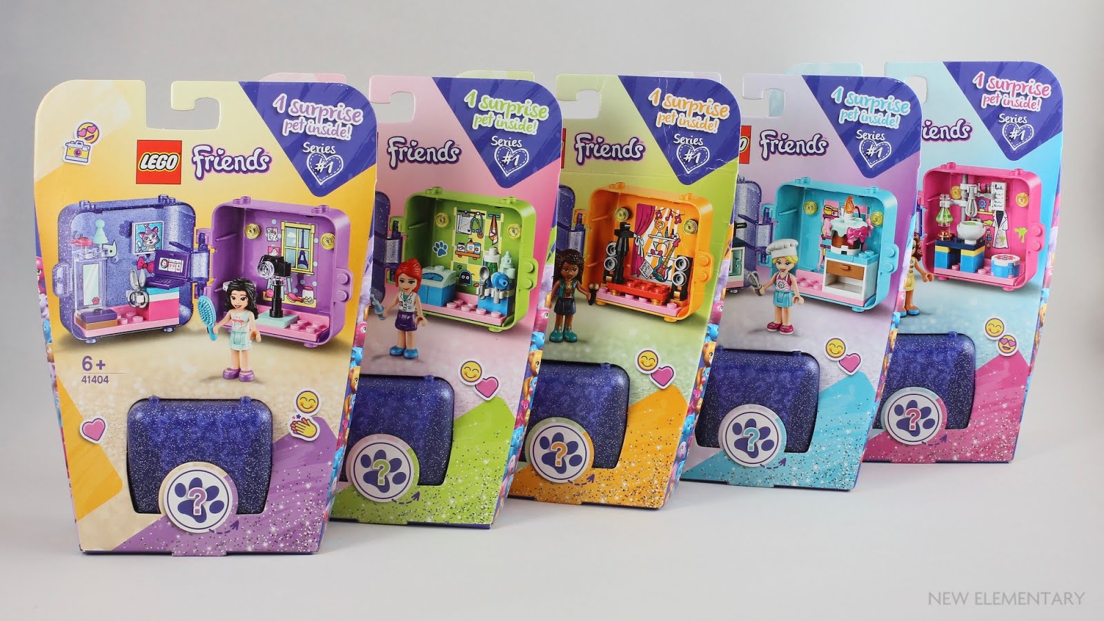 LEGO® Friends Review: Series 1 Play Cubes 41400-41404
