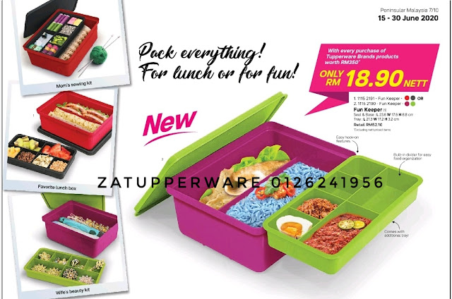 Tupperware Mini Leaflet 15th - 30th June 2020