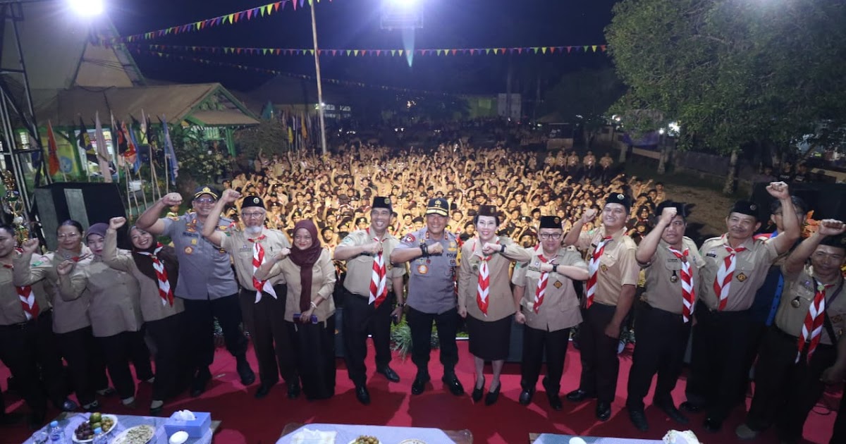 2800 Pramuka  Ikuti Panji  Camp 2022 di Singkawang 