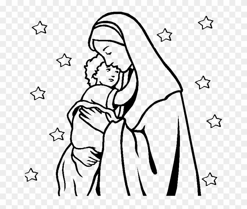 Mary Mother Of Jesus Coloring Pages - Coloring Pages