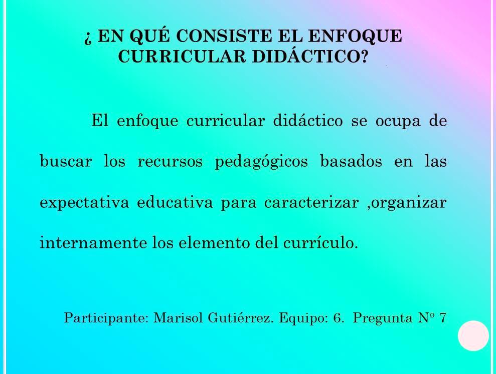 Planificaci n Curricular En Qu Consiste El Enfoque Curricular