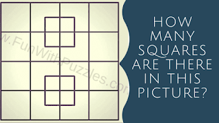 Can you count the number of squares in this picture?