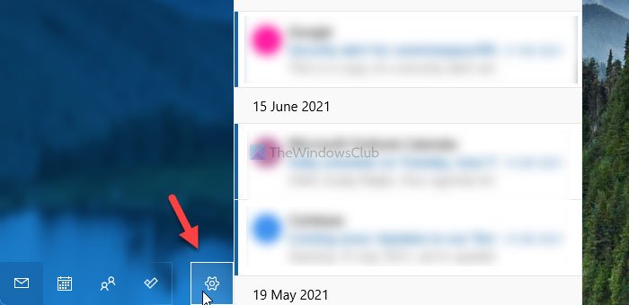 Rimuovi account per disconnettersi da un account e-mail nell'app Mail di Windows 11/10