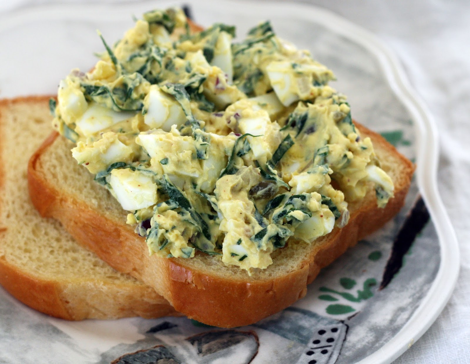 Dandelion Green and Smoked Jalapeño Egg Salad Coconut & Lime
