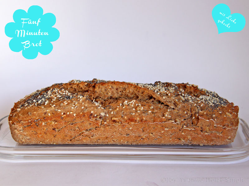 5 Minuten Vollkorn-Brot - Freude am Kochen