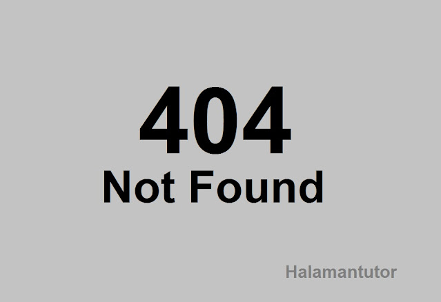 cara mengatasi error 404 not found