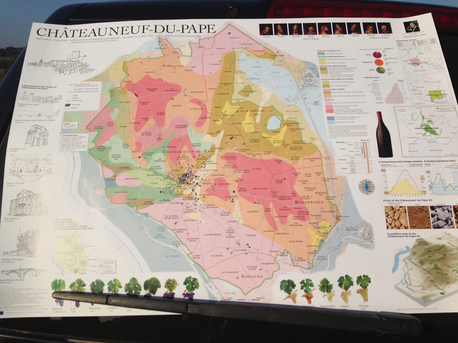 Wine -- Mise en abyme: Landscape formation and the soils of Chateauneuf ...