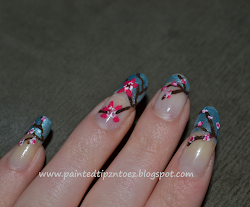 blossom cherry nails toez tipz painted