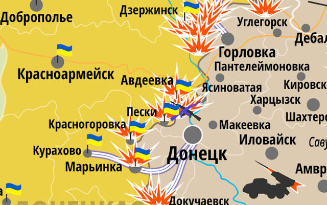 Курахово донецкая область карта