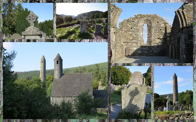 Hillwalking at Glendalough in County Wicklow - The Monastic Settlement