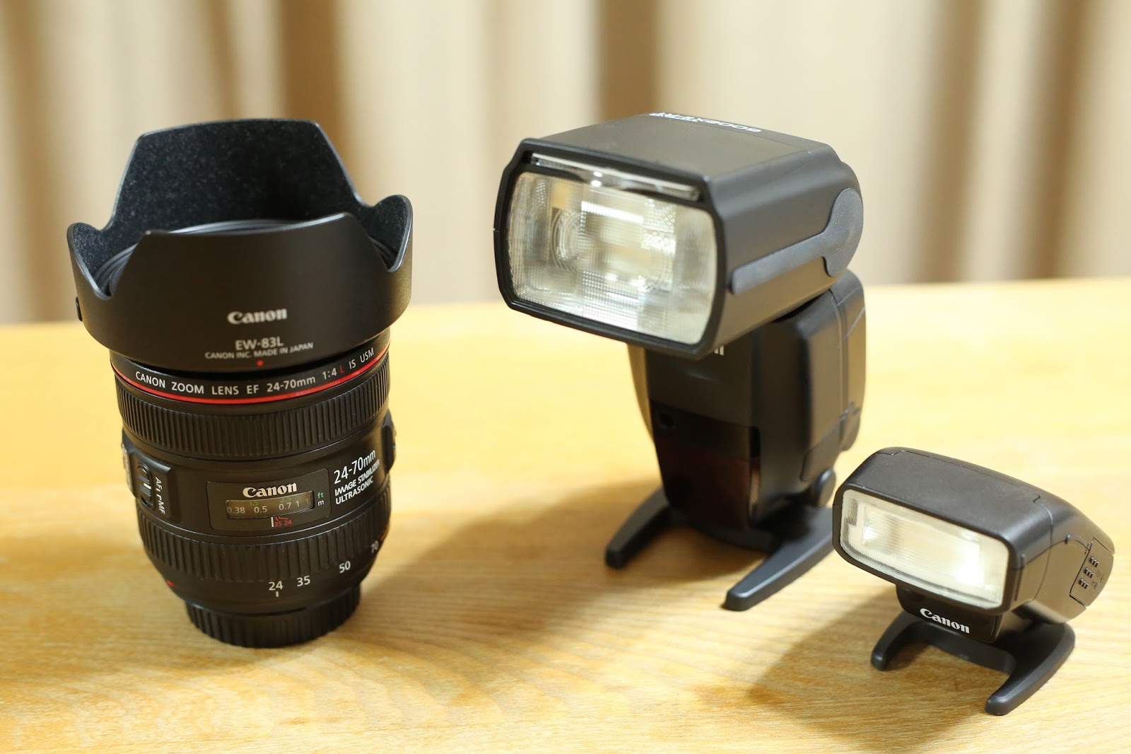 一眼レフ CANON EOS kiss X7i / Canon スピードライト 600EX-RT ストロボ