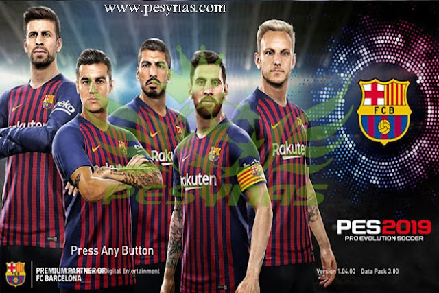 تغيير صورة البدء فى لعبة PES17 لصورة نادى برشلونة وتصلح لـ PES16 و PES18