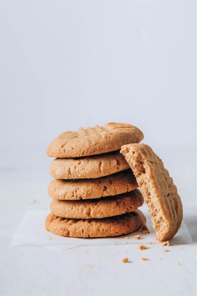 وصفات كيتو كوكيز زبدة الفول السوداني الكيتونى