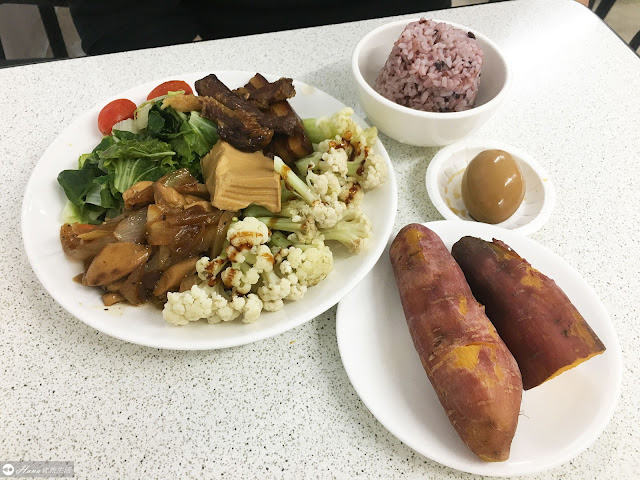 地瓜 蛋 焢肉飯