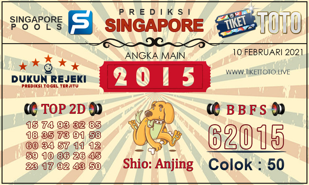 Prediksi Togel SINGAPORE TIKETTOTO 10 FEBRUARI 2021
