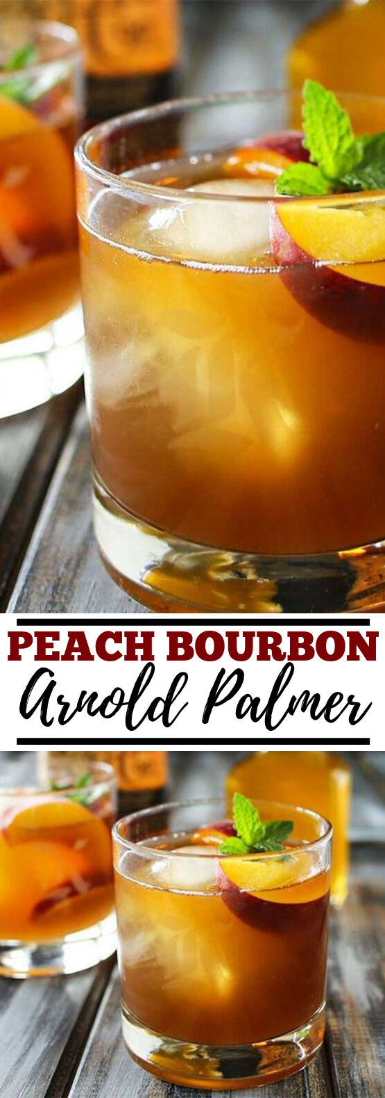 Peach Bourbon Arnold Palmer #drinks #alcohol