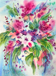 watercolor loose floral spring painting paintings watercolour glory martha flower kisling flowers water oregon heart colors creative tutorials artwork watercolours