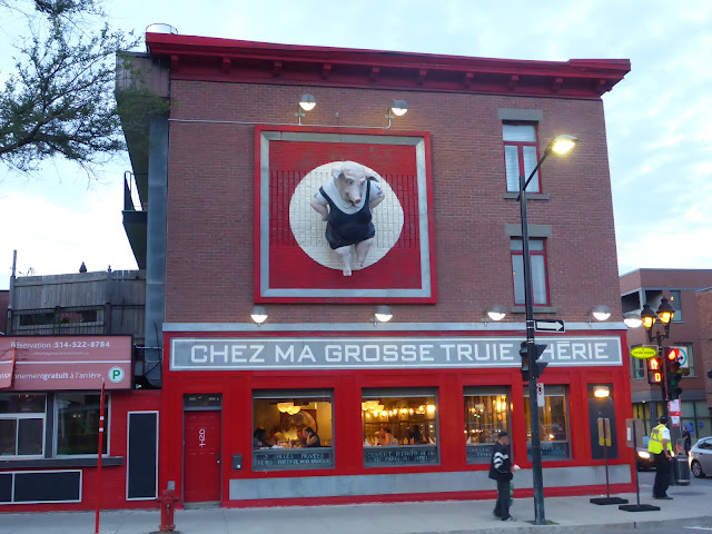 restaurant Chez ma grosse truie chérie Montréal Québec