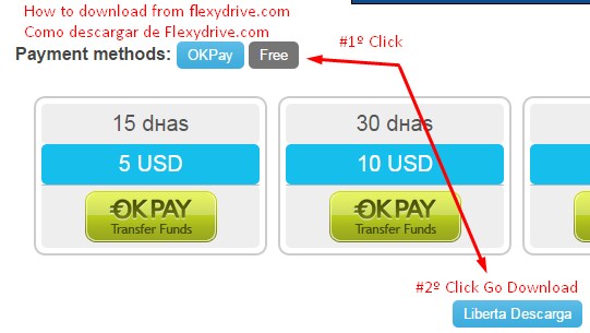How to download from flexydrive Como descargar de flexydrive