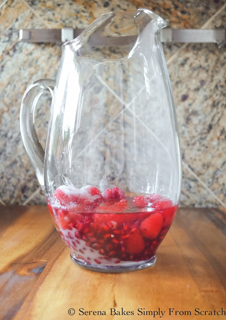 Sparkling Pomegranate Berry Punch Serena Bakes Simply From Scratch