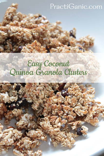 Easy Coconut Quinoa Granola Clusters