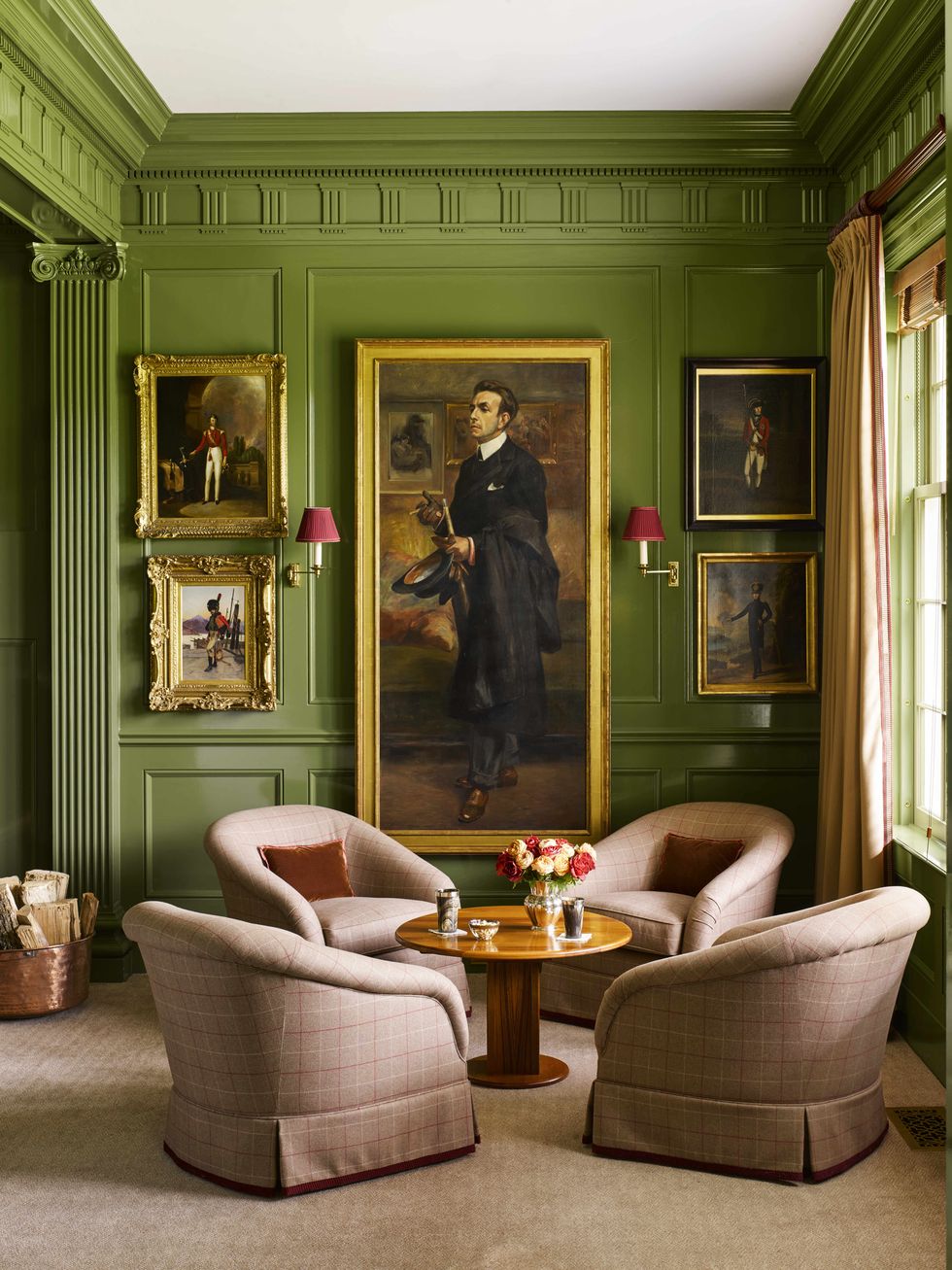 Greek Revival home in New York’s Hudson Valley. (Una casa neoclassica