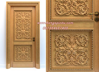 Desain Pintu Rumah Klasik Ukir Minimalis Terbaru Interior Jepara