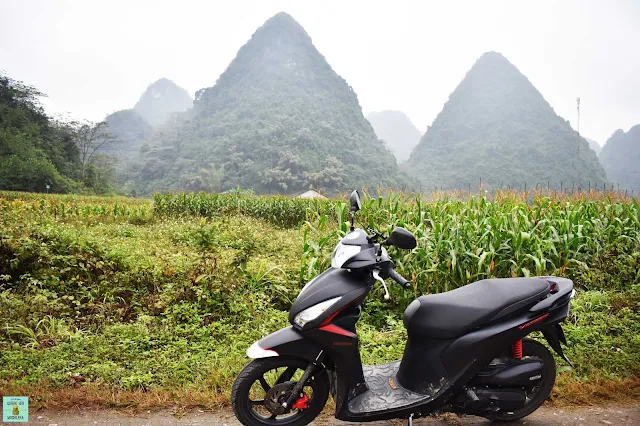 Alquiler de moto en Cao Bang, Vietnam