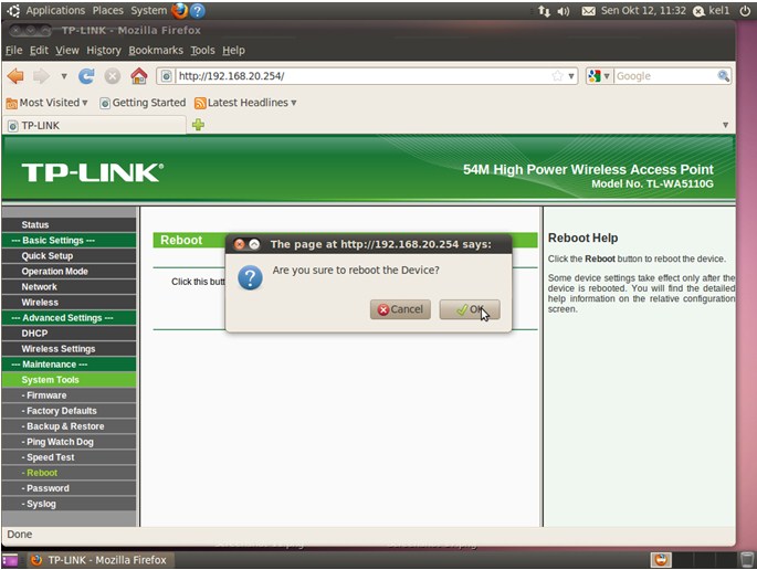 Cara Konfigurasi jaringan Access Point menggunakan TPLink pada Linux